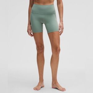 Lulu lemon align high rise yoga shorts teal